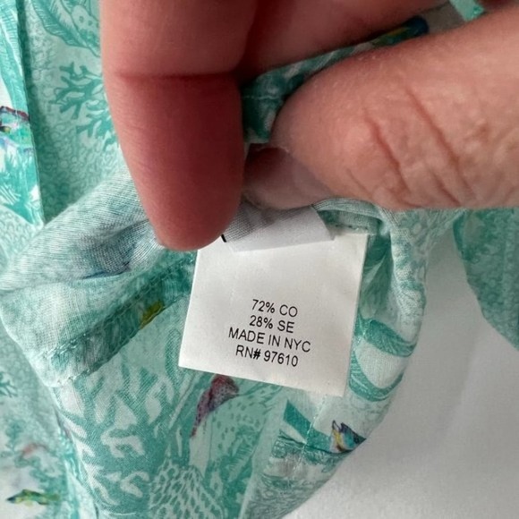 Leggiadro Fish Tunic Top Size Medium - Picture 4 of 7